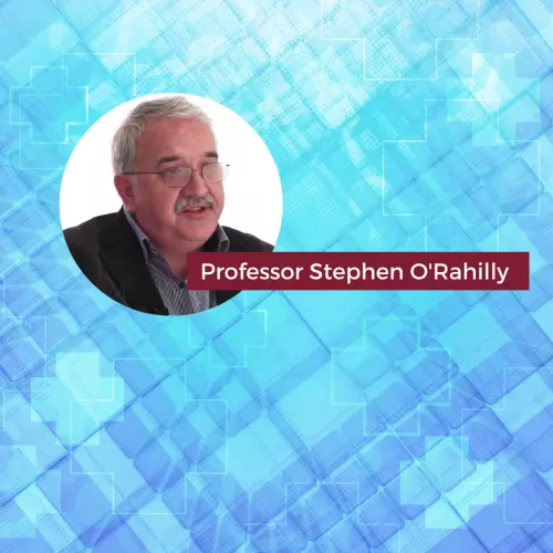 main image with a photograph of Professor Stephen O'Rahilly