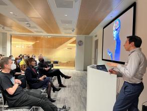 a picture of Randy Bruno during the seminar.